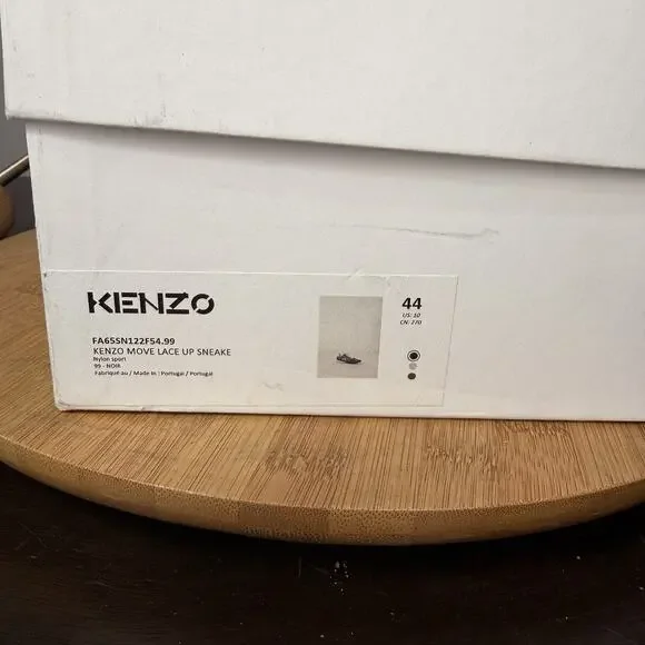 Kenzo Tiger MOVE Lace Up White Low-Top Shoes Sneakers MENS  display picture 3